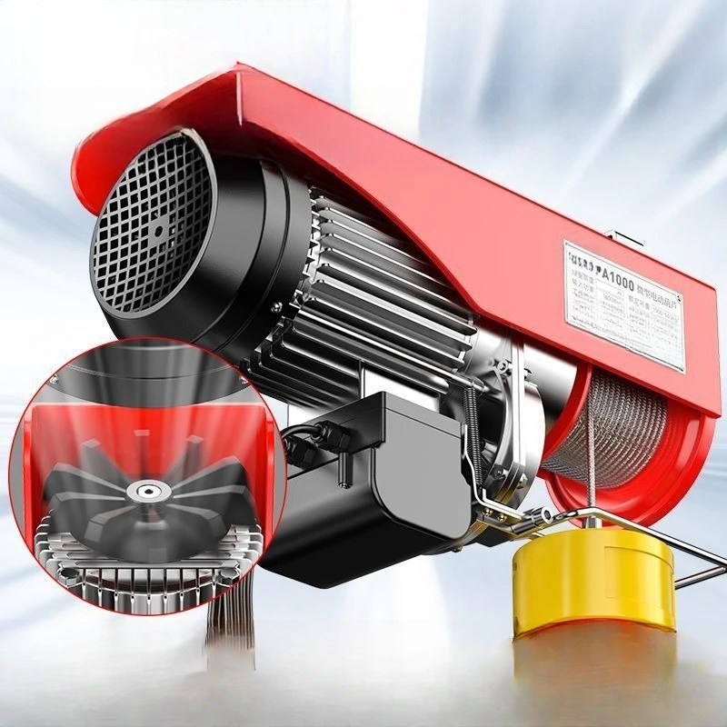 

Electric hoist 220V small household crane hoisting crane