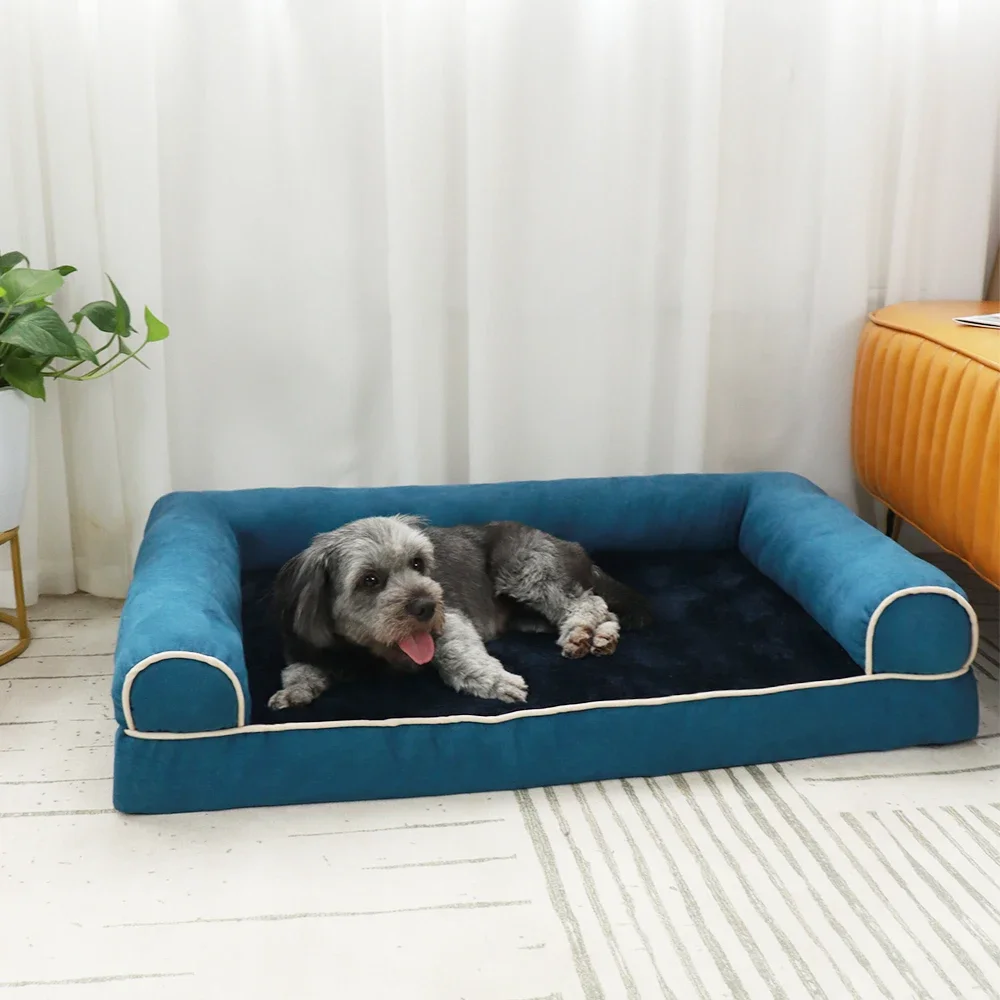 Dog Sofa Bed Large Dogs Beds Cat Mats Winter Warm Sleeping House Pet Nest Cushion Dog Bed Cat Mats for Large Dog Dog cooling pad