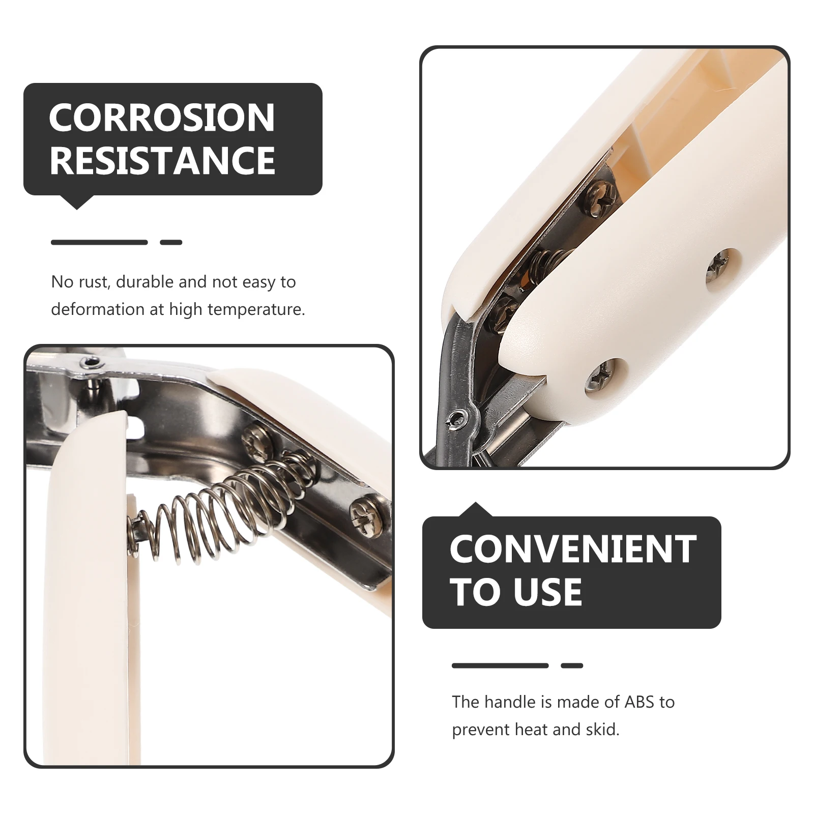 

Stainless Steel Bowl Clip Hot Dish Gripper Anti-Scald Plate Lifter Kitchen Pan Holder Portable Dish Lifter Nonslip Hot Plate