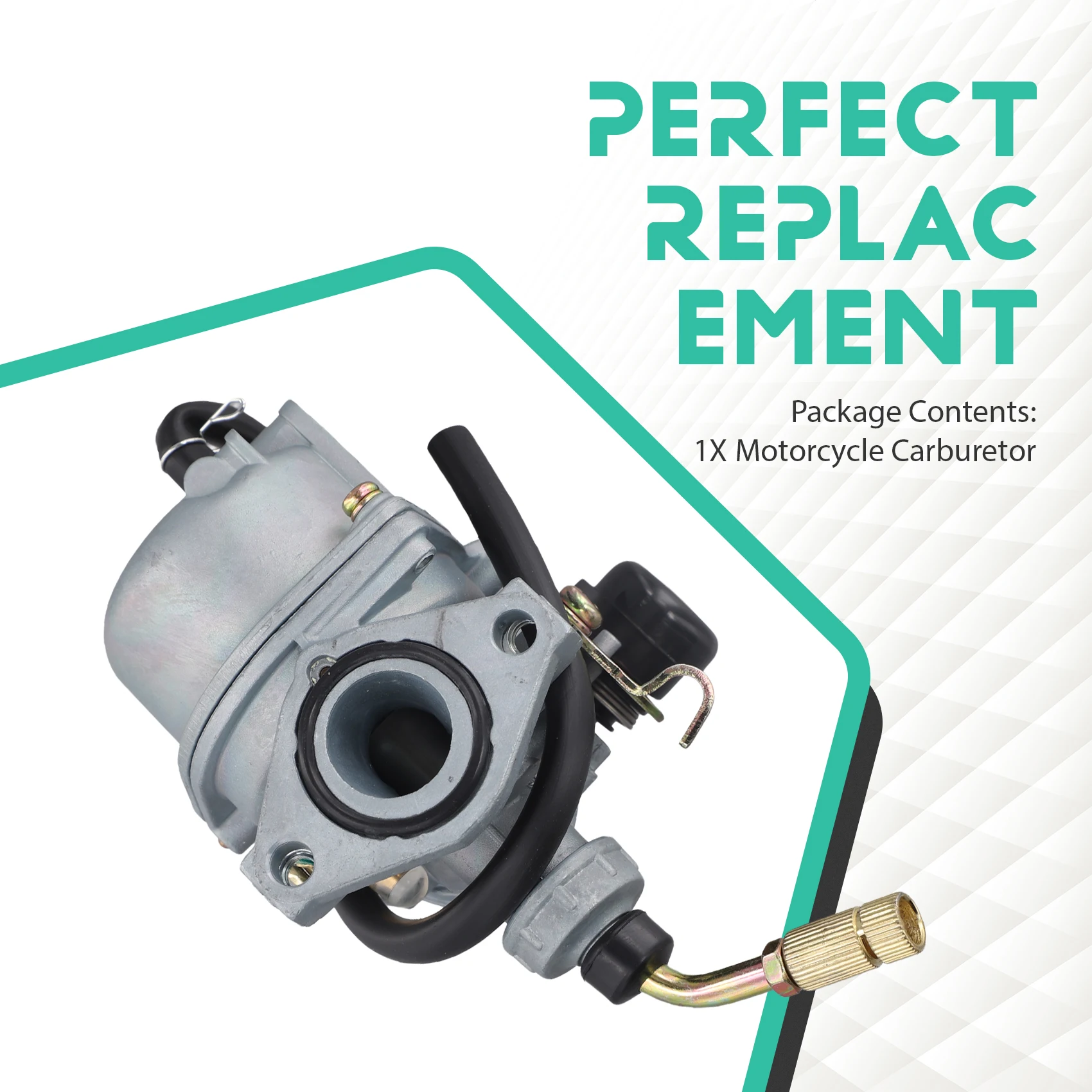 【Ceda de preço! !】 Peças sobressalentes do sistema de combustível do carburador PZ19 para Bajaj100 Boxer Platina 100 Ct100 Bm100 Ct Bm 100 Motocicleta