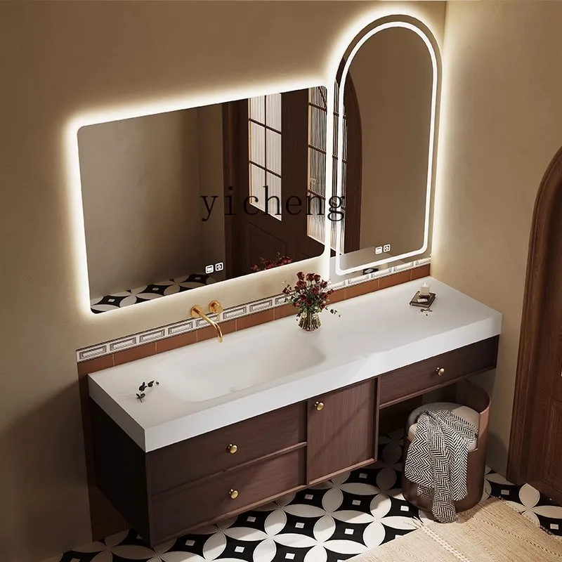 

a2 Vanity Table Integrated Bathroom Cabinet Set Washroom Sink Cabinet