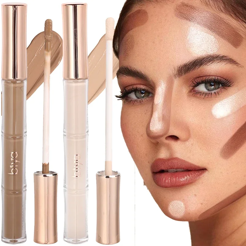 Markeerstift En Bronzer Stick Vloeibare Contour Gewichtloze, Niet-Dragende, Niet-Vegen, Natuurlijk Ogende Gezichtsverhelderende Teint-Booster