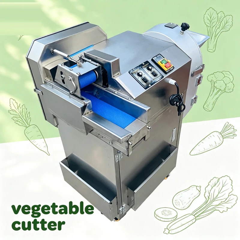 Fully Automatic Vegetable and Fruit Cutting Machine for Efficient Food Processing Improves Quality in Plant Use