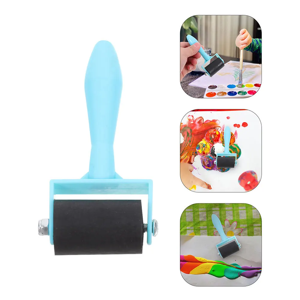

6Pcs Printmaking Rubber Roller Tool for Ink Rolling Craft Stamping Art Projects Supplies Stamping