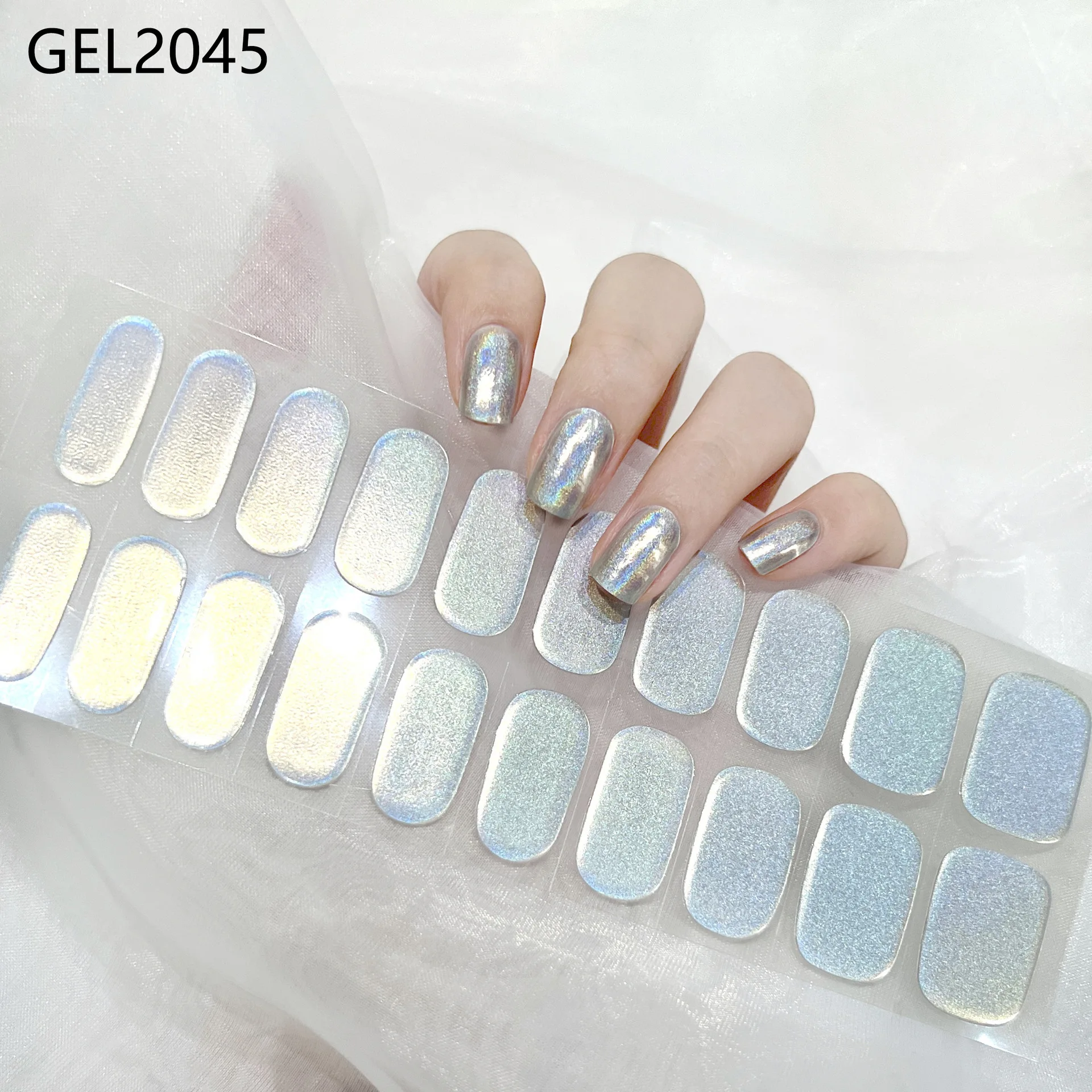 22Tips Easy DIY Full Cured Gel Nail Stickers Long Lasting Shiny Finish Universal Fit for All Nail Sizes No Lamp Needed
