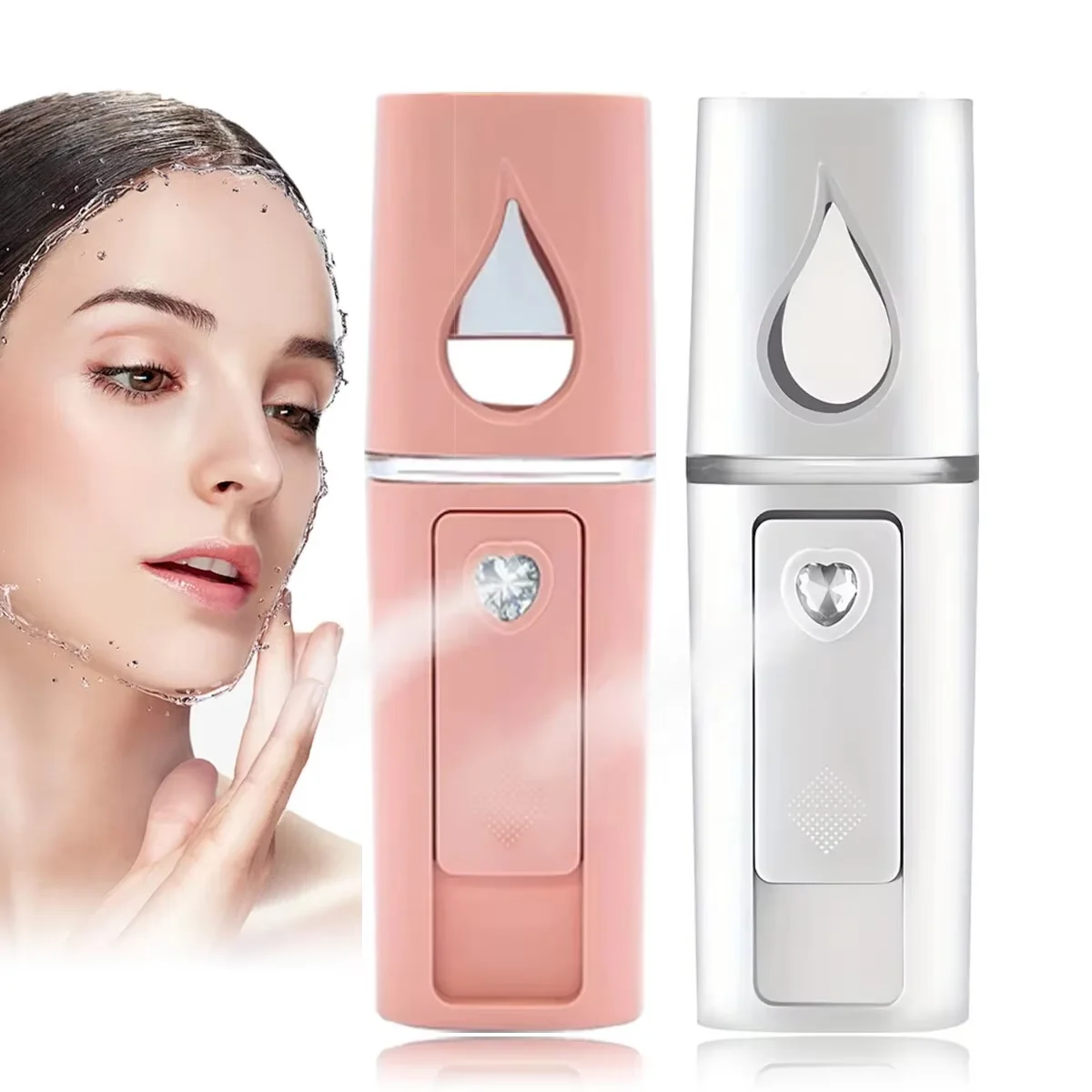 20 ml Tragbare Gesichts Sprayer Sprayer Gesicht Dampfer Luftbefeuchter Vernebler Feuchtigkeitsspendende Anti-aging Falten Frauen Schönheit Hautpflege