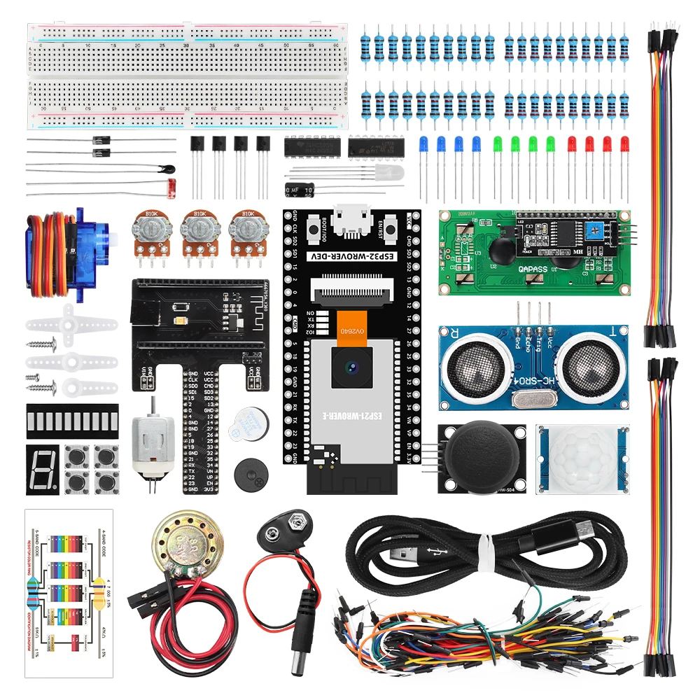 TSCINBUNY ESP32 자동화 키트, 아두이노 전문 키트 프로그래밍, 완전한 DIY 전자 프로젝트 스타터 학습 키트 