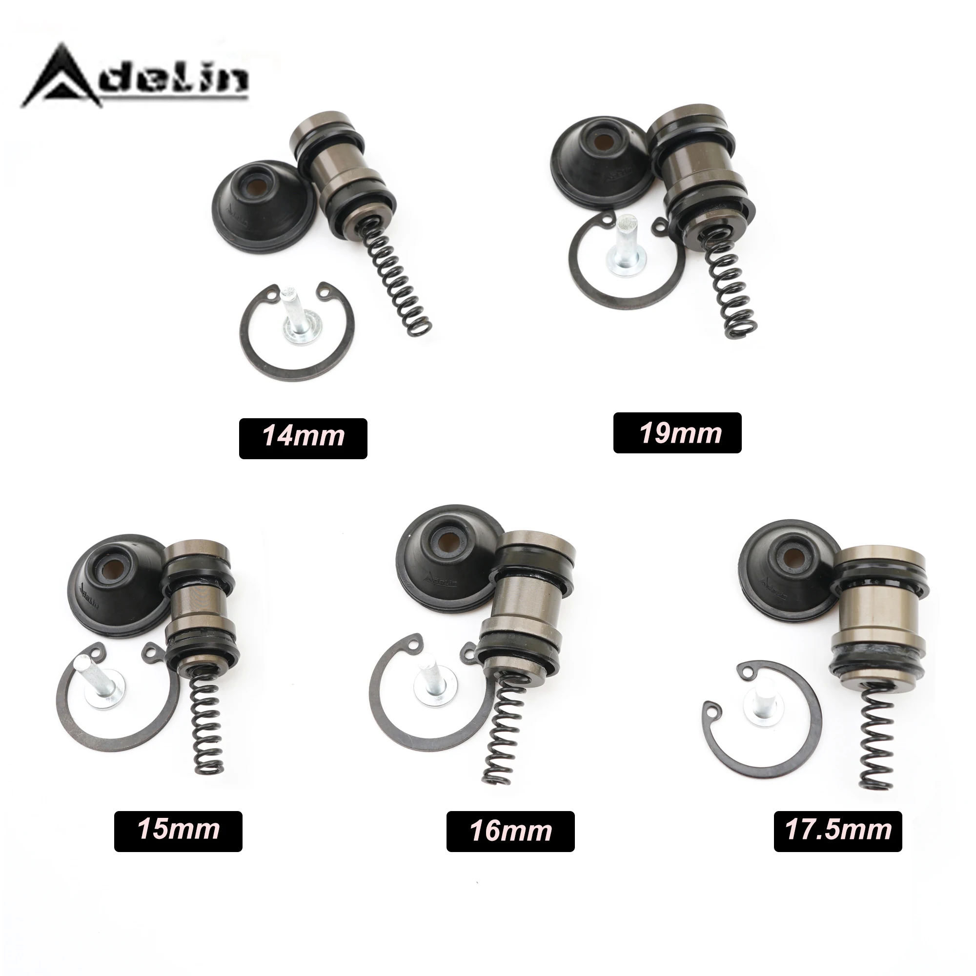 Origina Adelin PX1 Brake Pump Piston 14/15/16/17.5/19mm Motorcycle Clutch Plunger Repair Kits Master Cylinder Piston Accessories