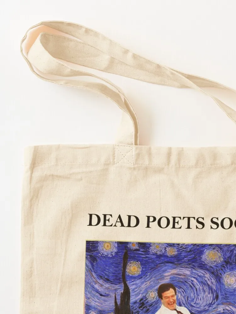 مجتمع الشعراء الميتة - Darkacademيا حمل حقيبة قماش حقيبة أكياس بيئية حقيبة تسوق أكياس التسوق