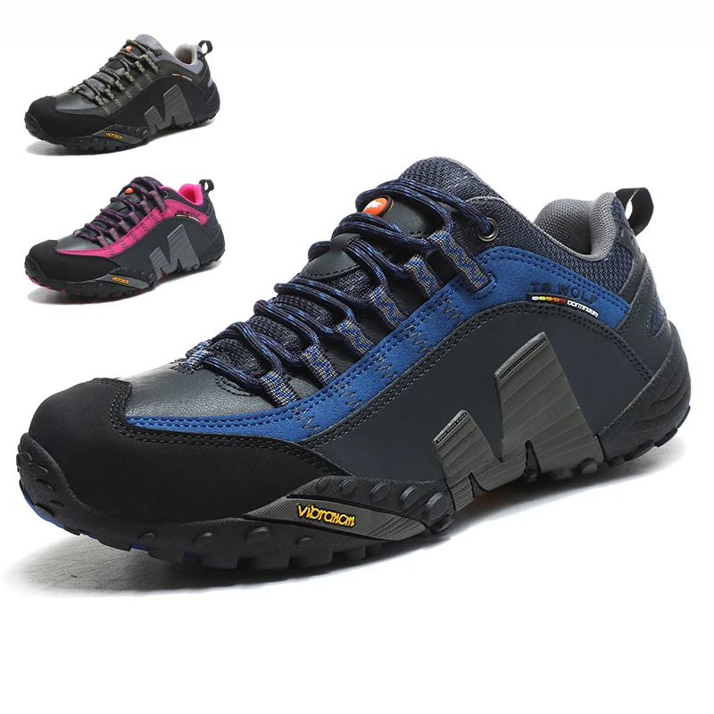 

Men Women Non-slip Hiking Shoes Waterproof Trekking Sneakers Anti-collision Outdoor Walking Shoes Breathable Leather Wading Shoe
