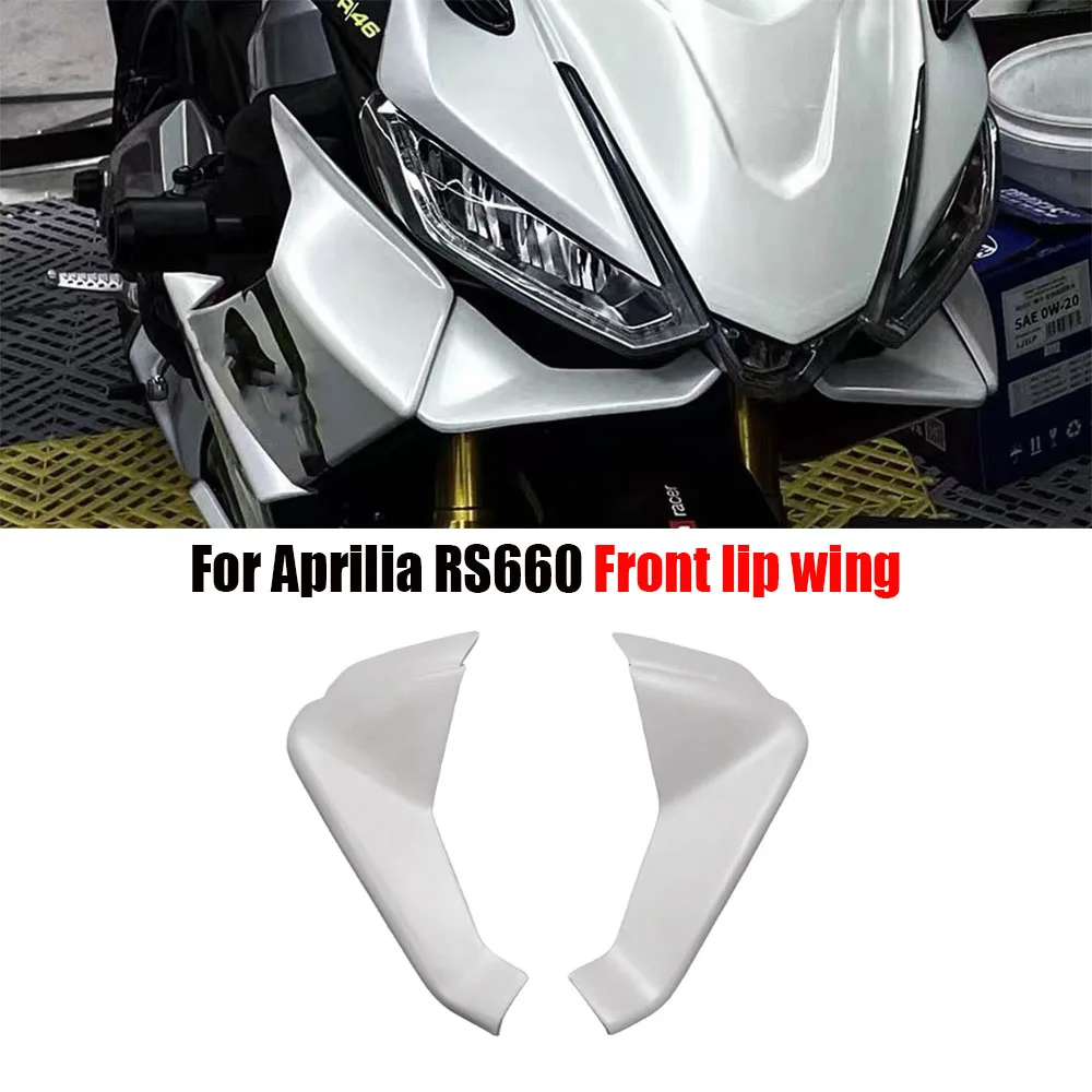 

For Aprilia RS660 2020 2021 2022 2023 2024 Motorcycle Front Lip Wind Wing Cover Cone Aerodynamics Fairing Winglets