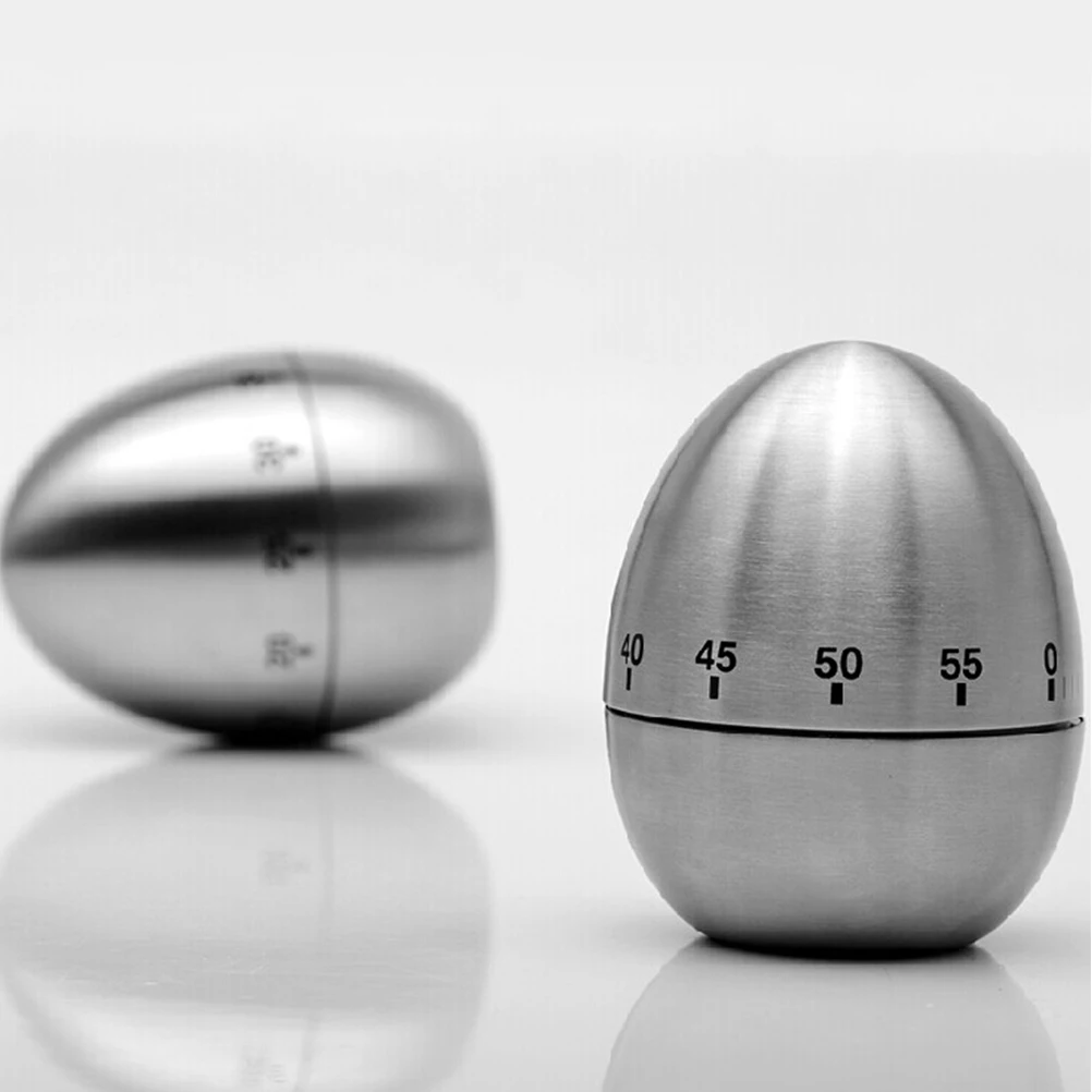 

Egg Timer Kitchen Reminder Stainless Steel Countdown Timer Eco Friendly Energy Efficient Egg Shaped Suitable Size Kitchen