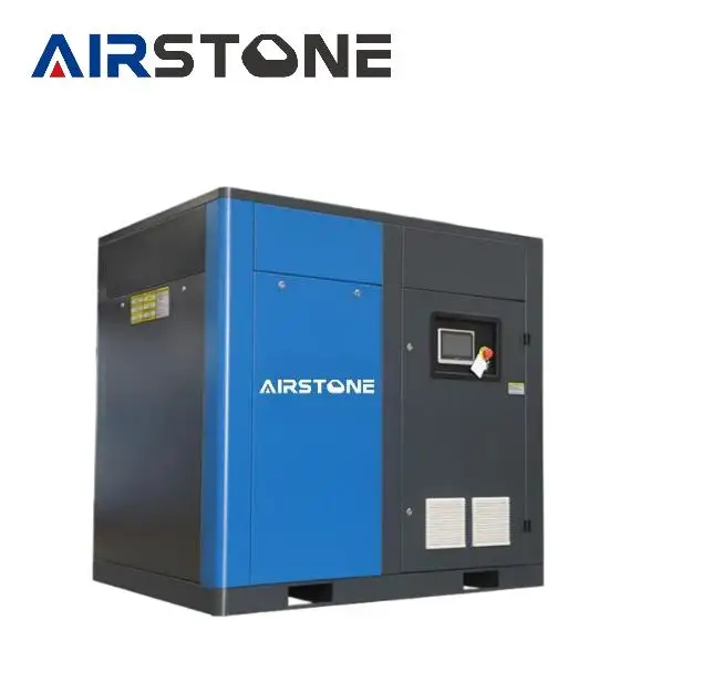 Airstone PM VSD  Single Phase Screw Air Compressor 55KW 75HP 7-10Bar Direct Drive Energy Efficient for Molding