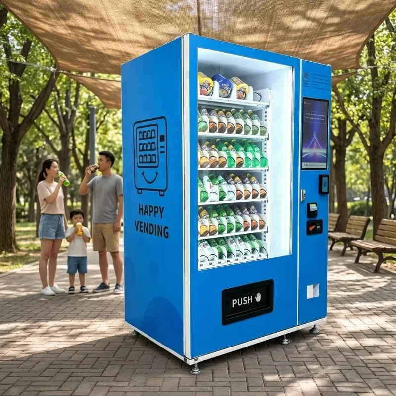 

Automatic Snack Beverage Vending Machine Smart Retail Solution Self Service Touch Display Equipment