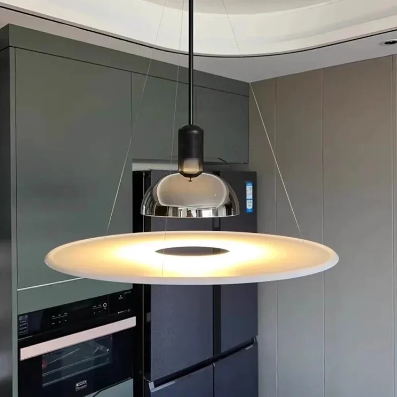 

Italy Designer Bedroom High-end Restaurant Pendant Lamp Kitchen Island Living Room LED Unidentified Flying Object Light Fixture