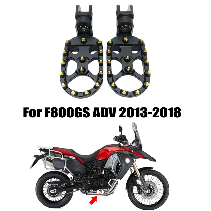 

F800GS ADV Передняя подножка Регулируемые подножки вращающиеся Подножки для BMW F800 GS F 800 GS Adventure 2013-2018 2017 2016