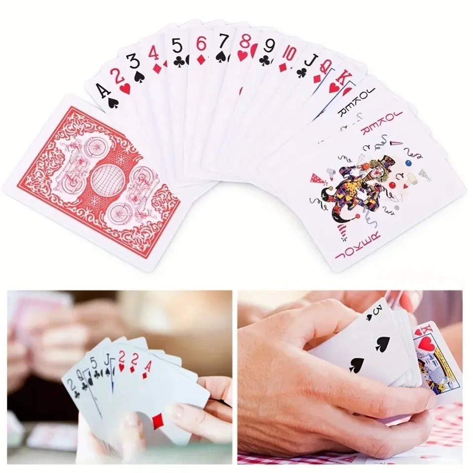 1Deck 976 Wide Playing Cards, Magic Props, Entertainment Supplies - for Bridge, Texas Hold Up, Poker, Motor Playing Cards