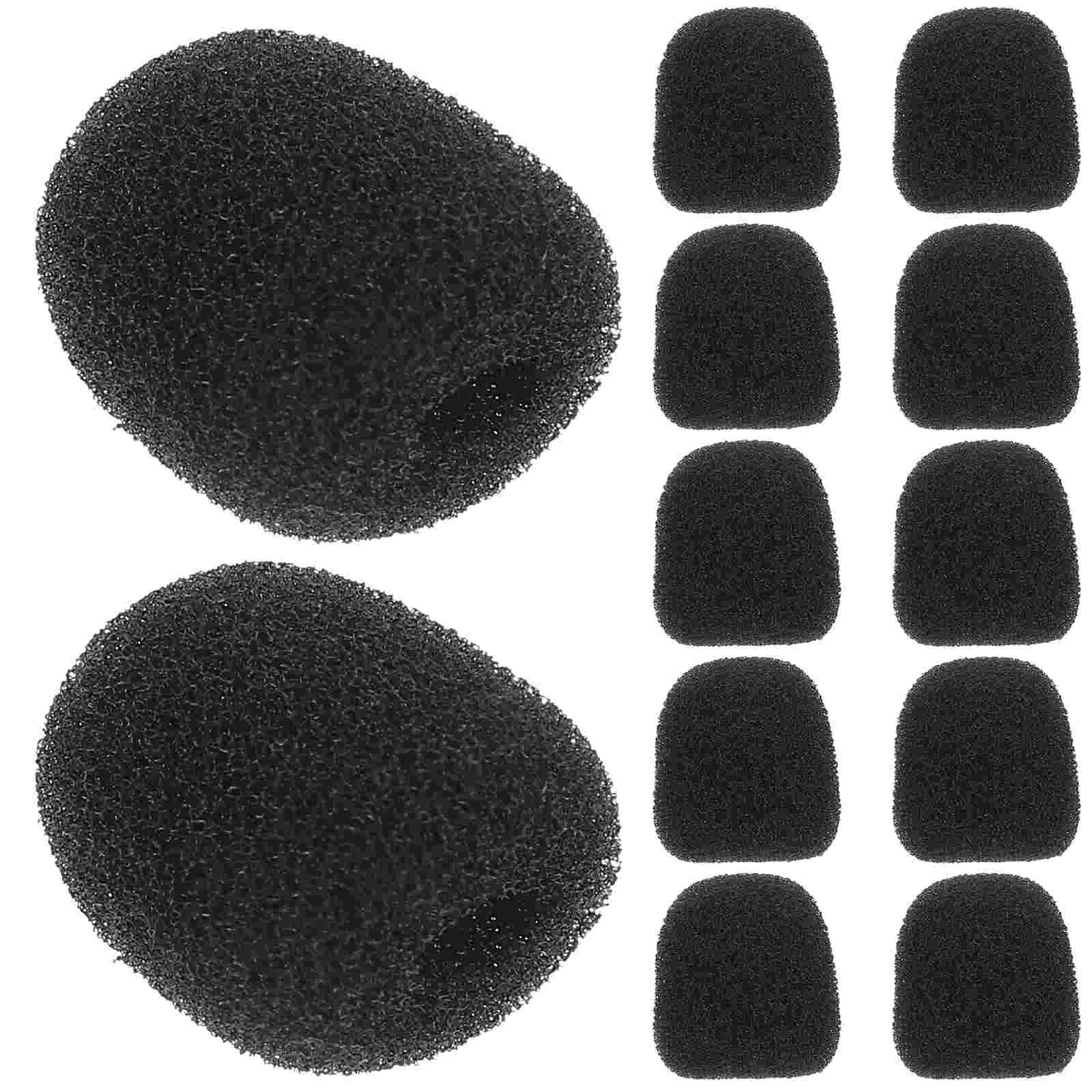 20 Pcs Loudspeaker Set Cover for Microphone Sponge Stage Accessory Covers Windscreen Hedging Headset Foam