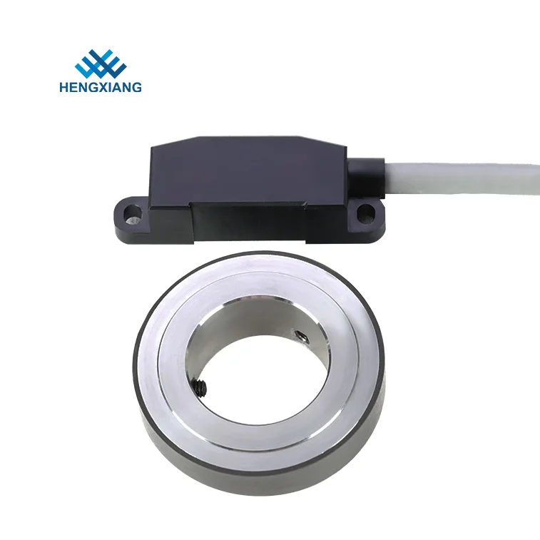 WSN49 Maintenance-Free Rectangular Signal Magnetic Ring Encoder 8 to 28 mm Through Hollow Shaft Sensor Encoder