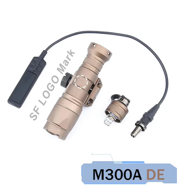 DBAL A2 Rood Groen Dot Laser Surefi M300 M600 Zaklamp Drukschakelaar Jacht Airsoft Wapen Licht Voor 20mm MLOK KEYMOD Rail