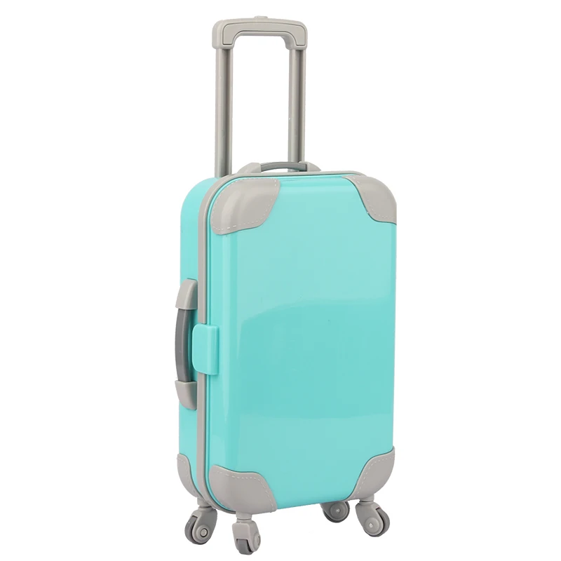Toy Accessories Toys A Variety Of Color Matching Suitcases, Suitable For 18-inch American Dolls & 43cm newborn Baby Dolls