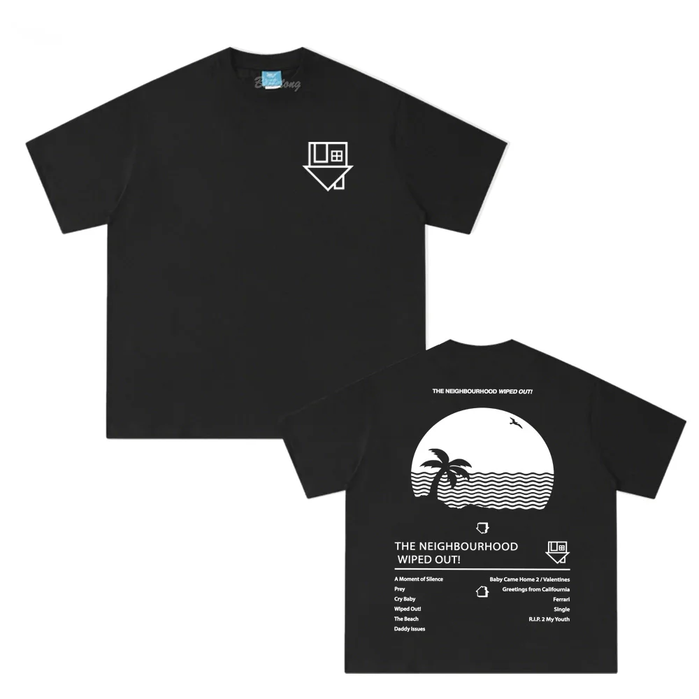 

The Neighbourhood 2025NEW T-Shirt Hip Hop Graphic Printing T Shirt Summer 100%Cotton High Quality New Vintage Punk Ropa Hombre