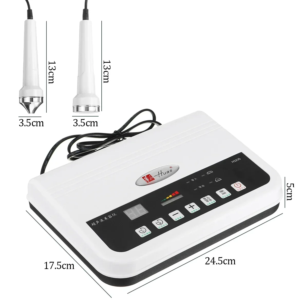 

Customizable Ultrasonic Facial Machine Skin Care Tools High Frequency Ultrasound Tightening Anti Wrinkle Massager Salon