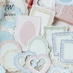 JIANWU Dream Return Series Vintage Lace Border Label Material Collage Material Paper Creative DIY Journal Stationery