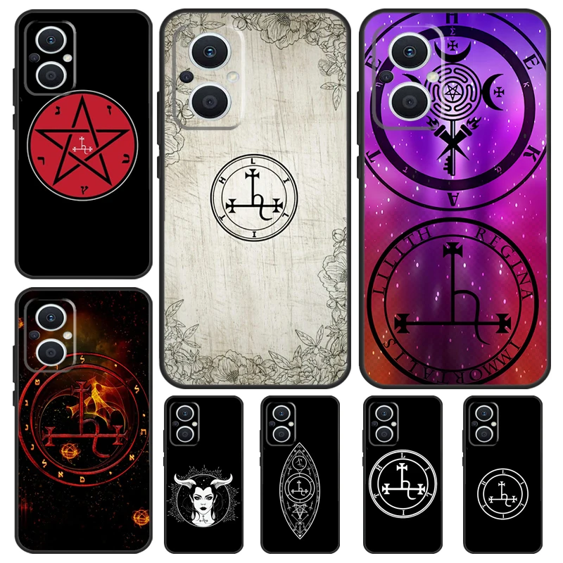 Sigil of Lilith Case For OPPO Reno 8 7 6 5 4 Lite 2Z 4Z 5Z 8T 10 OPPO Find X5 X6 Pro X2 Lite X3 Neo Cover