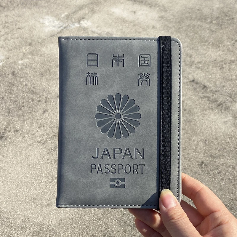 RFID Japan Passport Holder Multi Functional Passport Cover Ticket Holder Travel Wallet Travel Accessories