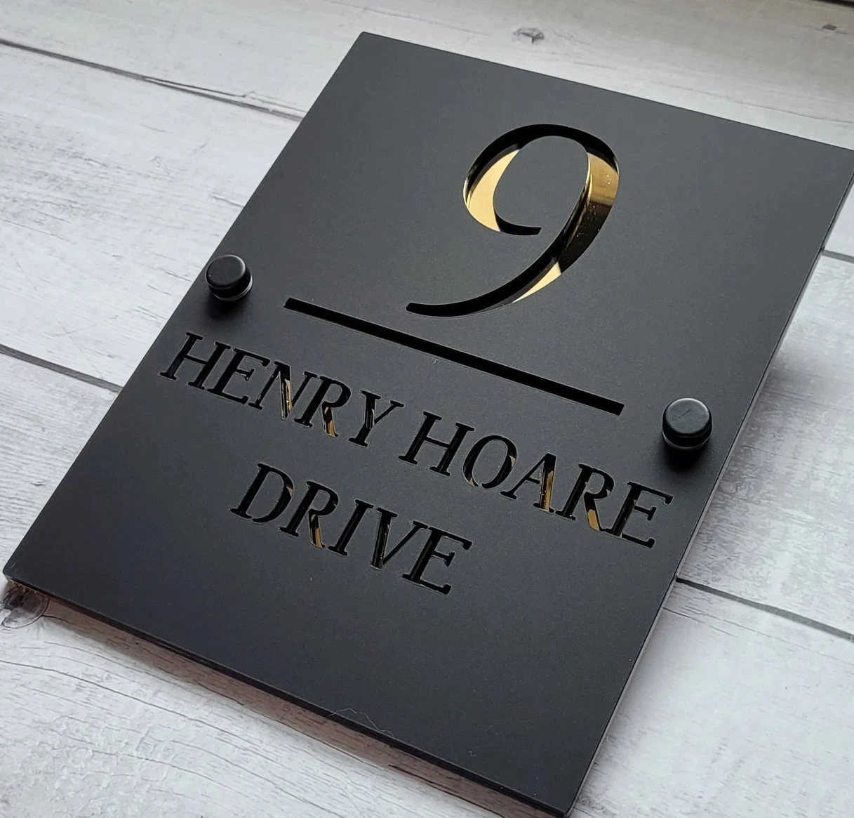 MODERN HOUSE SIGN House Address Plaque House Number Personalized Laser Cutting House Number Customized Plate Modern Home Outdoor