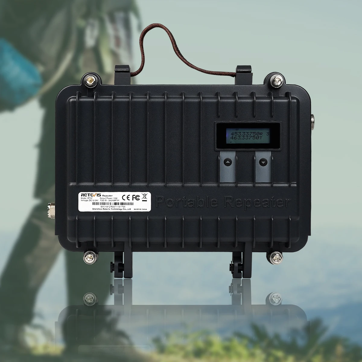 Retevis RT97L Analog Repeater Walkie Talkie GMRS Langstrecken-tragbares Zwei-Wege-Radio Leistungsstarke Toextend-Kommunikationsreichweite – Detail 17