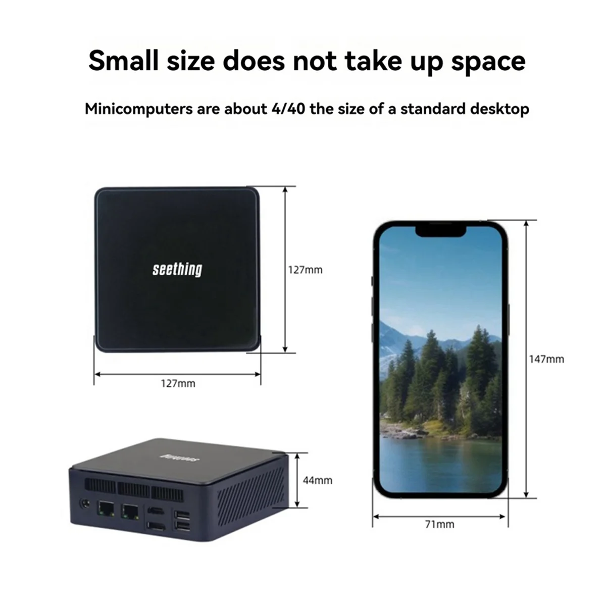 Sangat Direkomendasikan. Komputer Mini Host Portabel Prosesor Mini PC Lntel N100 Steker UE