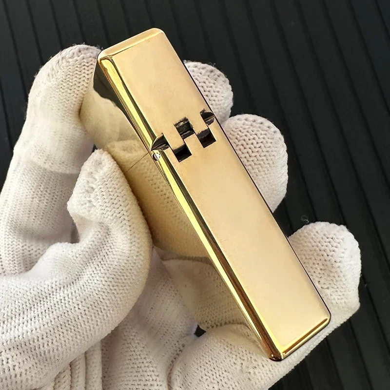 ZORRO Genuine Domestic 538 Narrow Machine Small Armor Square Head Thickened Brass Kerosene Lighter Gadgets Smoking Accessories