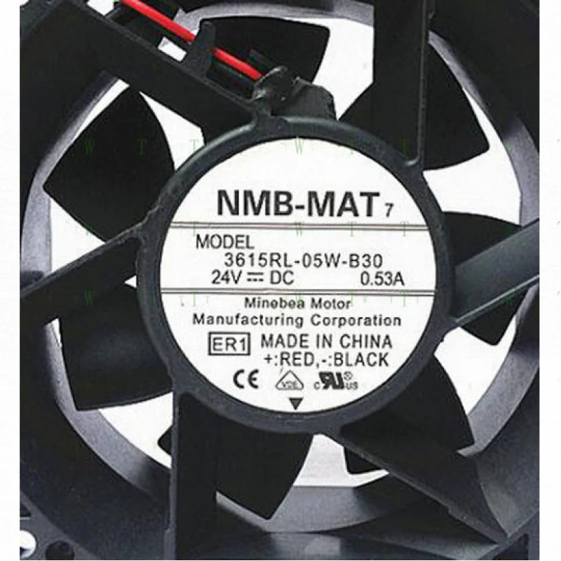 

H for NMB 9038 3615RL-05W-B30 24V 0.53A large air volume inverter cooling fan