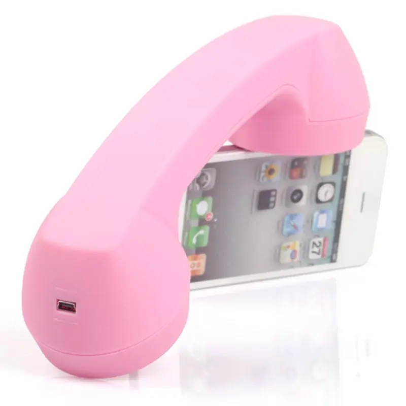 Wireless Retro Telephone Handset Bluetooth-compatible 2.0 Radiation-proof Phone Calls Receiver Comfortable Mobile Call