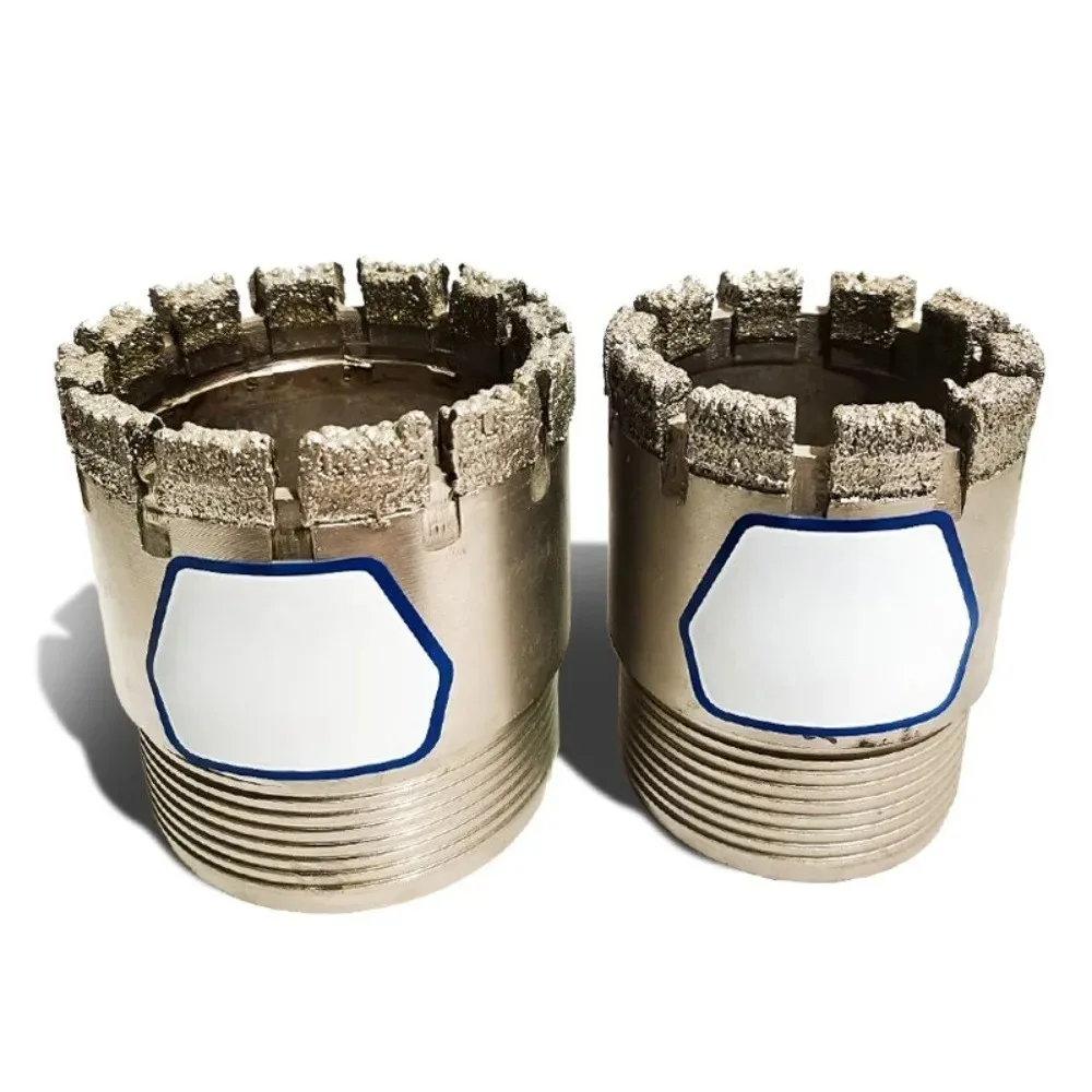 Water Well Grouting Drilling Diamond Drill Bit Special For Cobble Pebble Layer Geological Survey Drilling Accessory