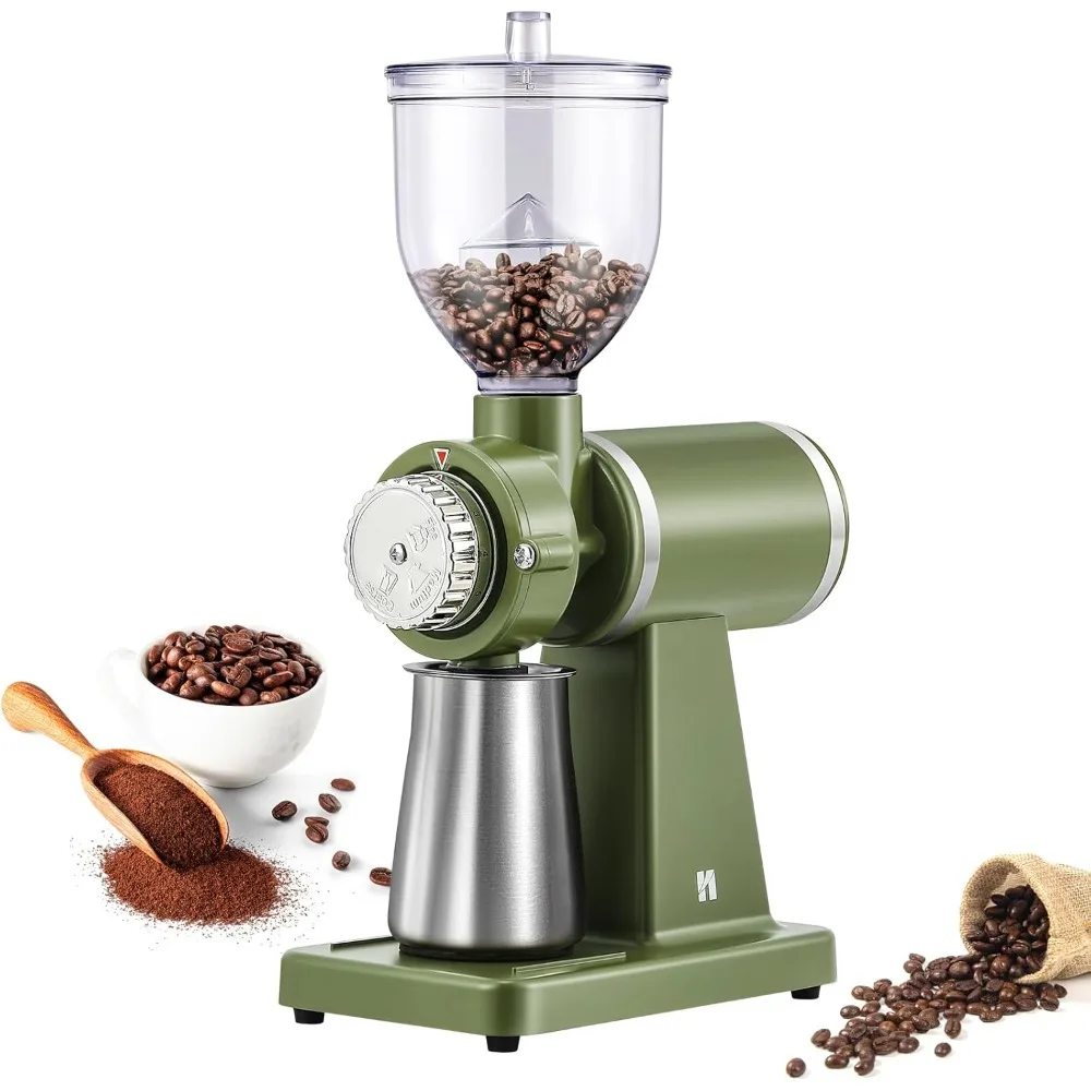 Electric Coffee Bean Grinder 250G Commercial&Home Milling Grinding Machine 200W Automatic Burr Grinder Professional