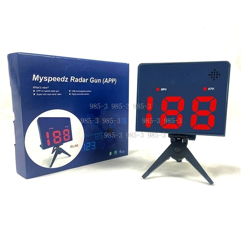 Multi-Sport Speed Radar Monitor Ice Hockey Baseball Training Velocity Detector for Land Field