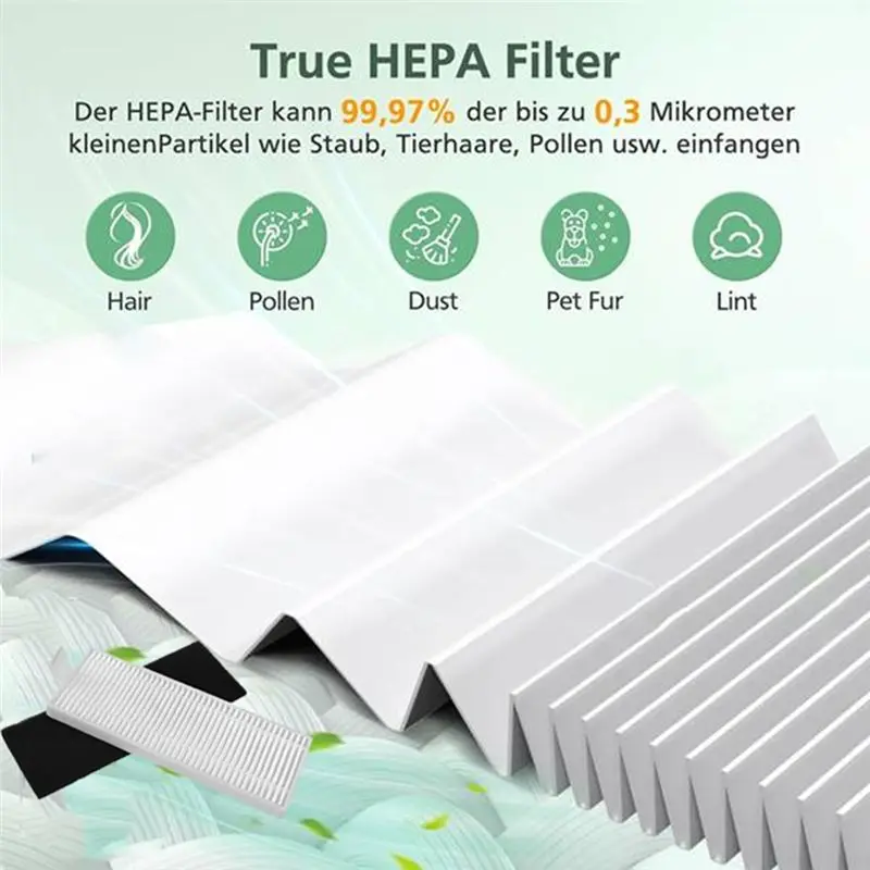 ABBK 10PCS Hepa Filter for Homerun Serie 7000 XU7100/01 XU7100/02 Vacuum Cleaner Parts Household Cleaning Accessories