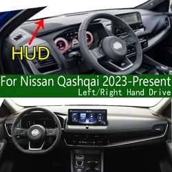 For Nissan Qashqai J12Z J12 ST-L E-Power 2023 2024 Dashmat Dashboard Cover Instrument Panel Protective Pad Dash Mat Ornaments