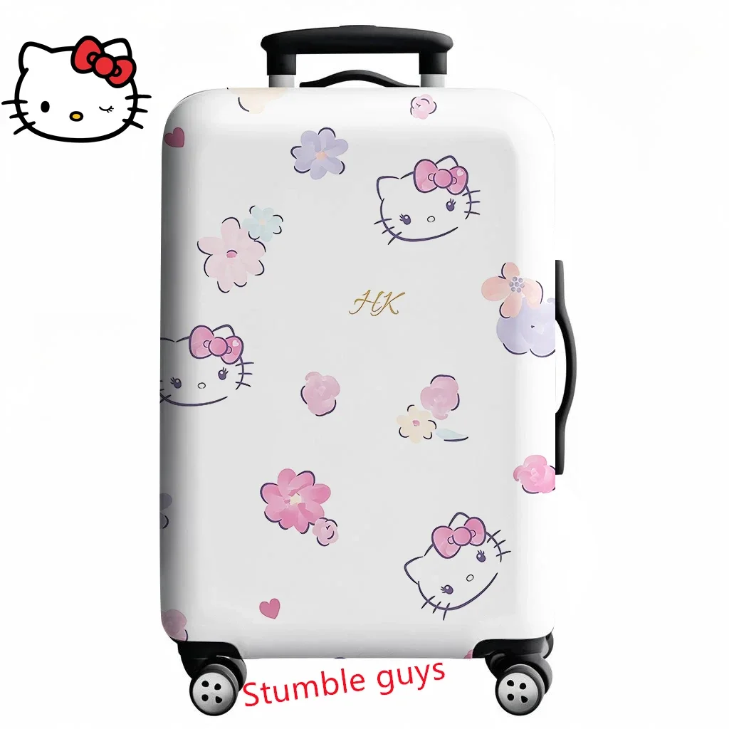 

Anime Kawaii Hello Kitty Suitcase Cover Fits 18-32 Inch Luggage Durable Travel Protector