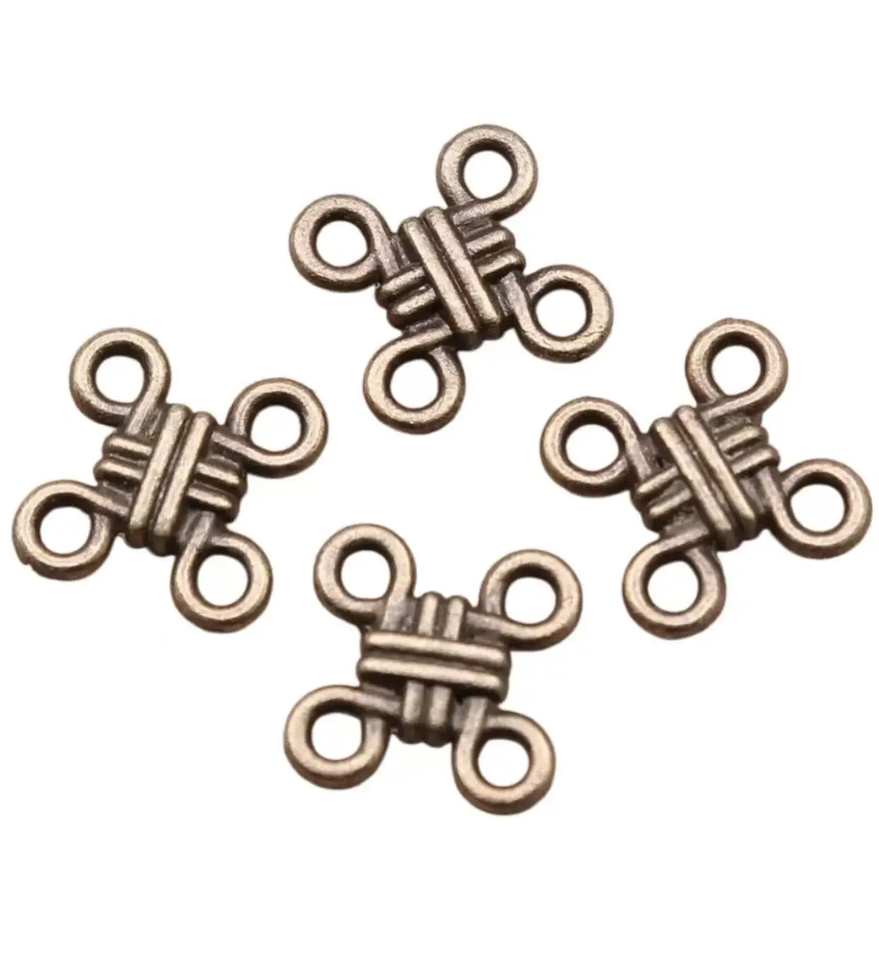 

40pcs 12mm 4holes connector for handmade TY0013
