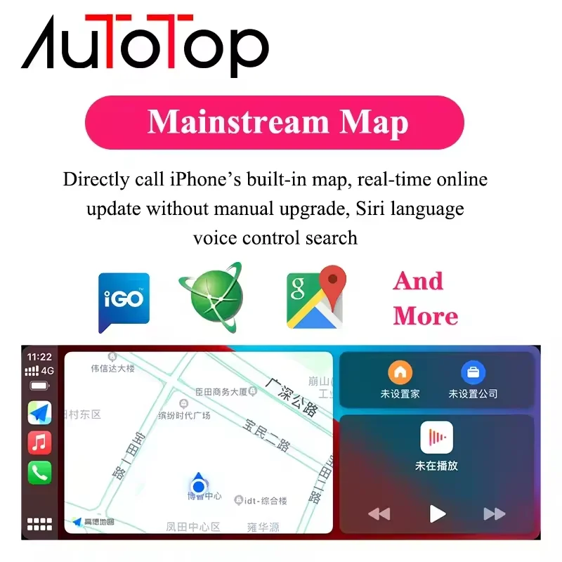 Radio para Auto con CarPlay Inalámbrico y Android Auto, Sistema Linux, Pantalla Táctil de 8.8 Pulgadas, Bluetooth, Mirror Link, Multimedia, Estéreo, para Audi A4 A4L B8 2013 2014 2015 2016 6