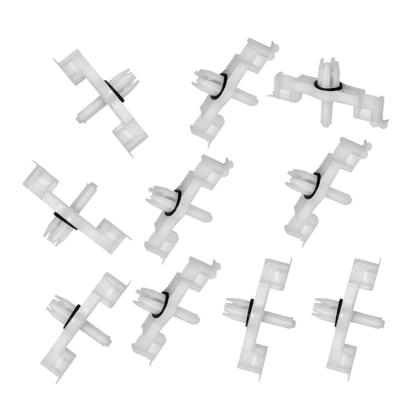 10-Pack Door Scuff Plate Fasteners, Simple Setup, Compatible with 95555954700 and 7L0853547A