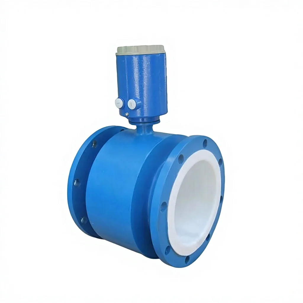 Intelligent electric digital electromagnetic flowmeter, stainless steel OEM customizable, high precision, liquid/water