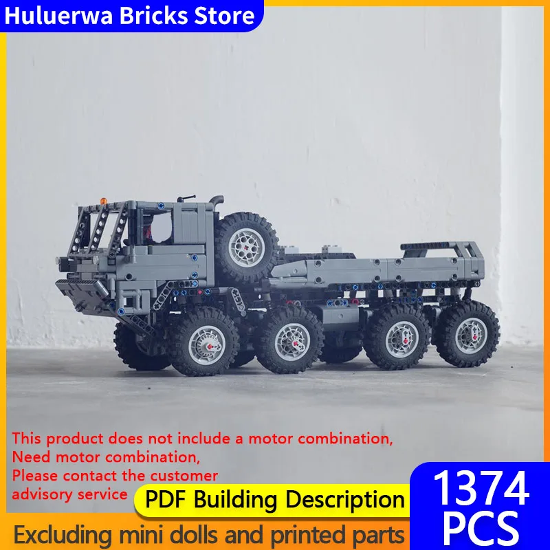 

Модель скоростного гоночного автомобиля MOC, строительные кирпичи, мини-грузовик T815-7, модульная технология, детские праздничные подарки, сборка игрушек, костюм