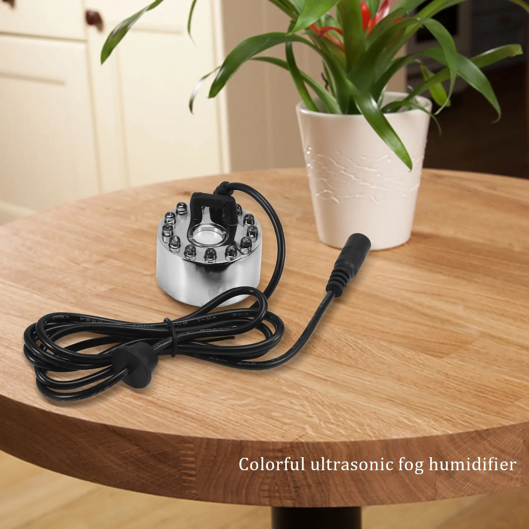 

B17B Ultrasonic Mist Maker Fogger Water Fountain Pond 12 LED