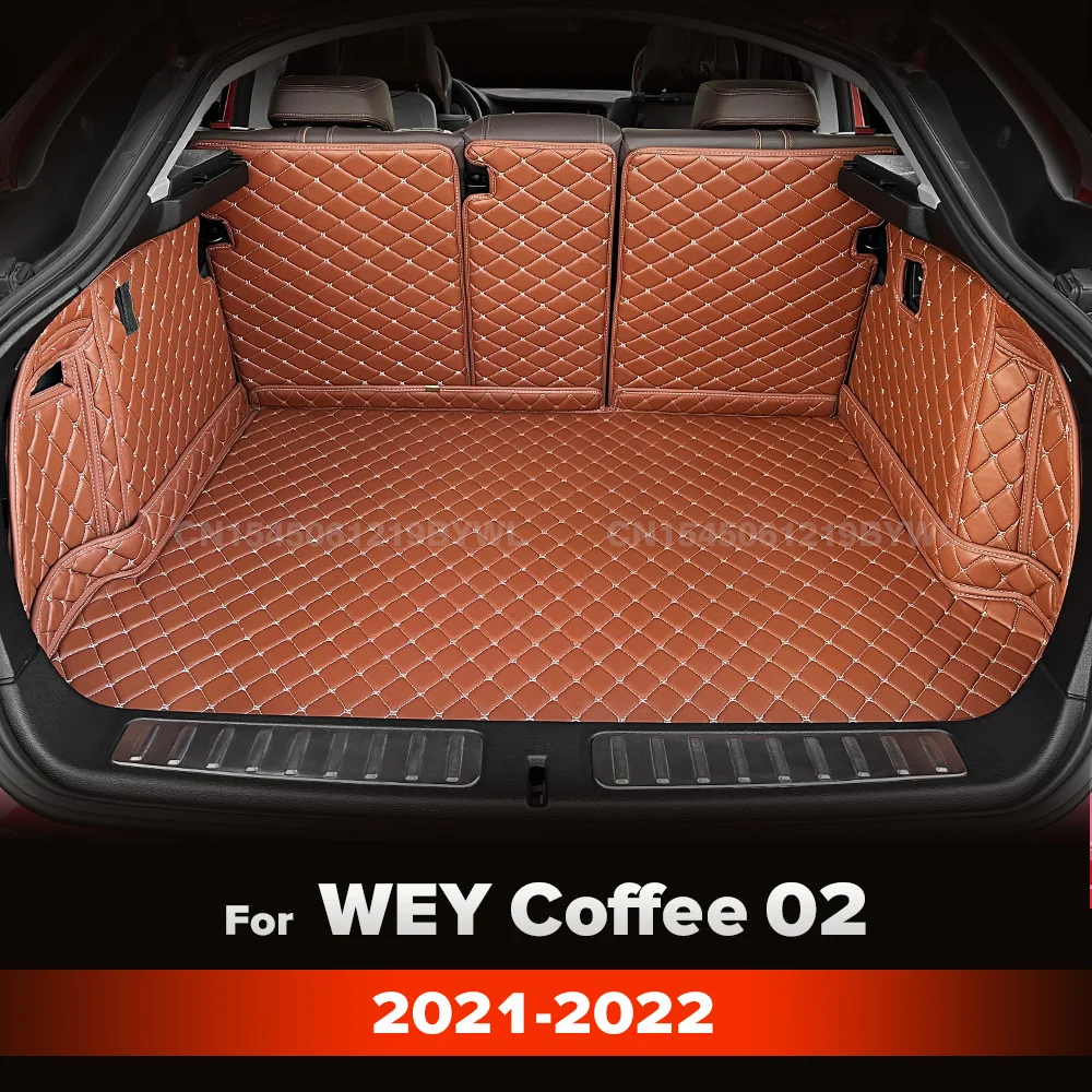 

For WEY Coffee 02 2021 2022 Auto Full Coverage Trunk Mat Car Anti-dirty Pad Protective Pad Cargo Liner Interior Accessories