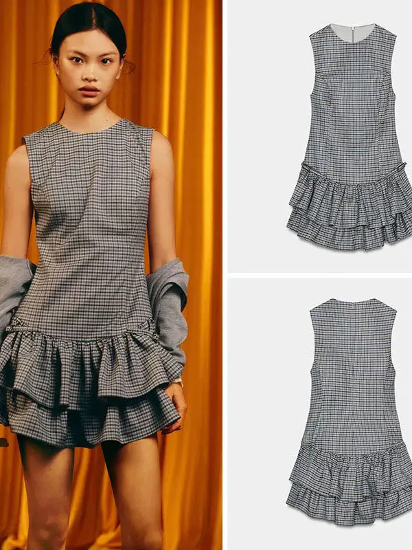 

Faionable Layered Svel Rer Dr Low Waist Diamond Embedded ort Pants Cotton Fabric Women's Spring Summer Dr